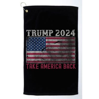 Trump 2024 Front And Back Golf Towel
