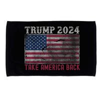 Trump 2024 Front And Back Microfiber Hand Towel