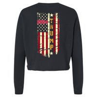 Trump 2024 Front And Back Cropped Pullover Crew