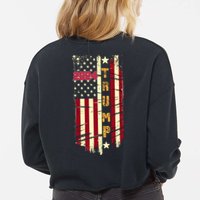 Trump 2024 Front And Back Cropped Pullover Crew