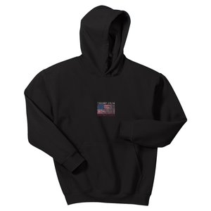 Trump 2024 Front And Back Kids Hoodie