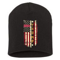 Trump 2024 Front And Back Short Acrylic Beanie