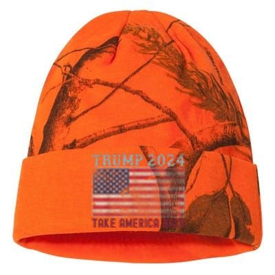 Trump 2024 Front And Back Kati Licensed 12" Camo Beanie