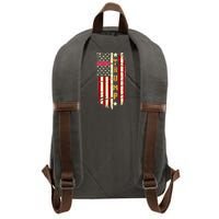 Trump 2024 Front And Back Cotton Canvas Backpack