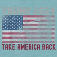 Trump 2024 Front And Back Sueded Cloud Jersey T-Shirt