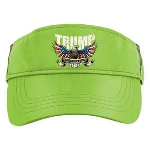 Trump 2024 Flag Take America Back Donald Trump  Adult Drive Performance Visor