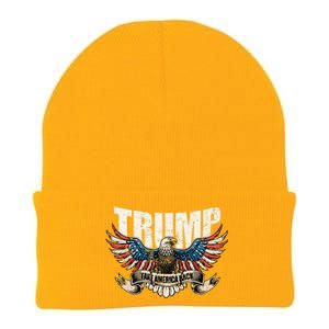 Trump 2024 Flag Take America Back Donald Trump  Knit Cap Winter Beanie