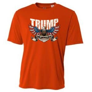 Trump 2024 Flag Take America Back Donald Trump  Cooling Performance Crew T-Shirt