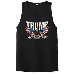 Trump 2024 Flag Take America Back Donald Trump  PosiCharge Competitor Tank