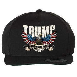 Trump 2024 Flag Take America Back Donald Trump  Wool Snapback Cap