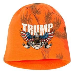 Trump 2024 Flag Take America Back Donald Trump  Kati - Camo Knit Beanie