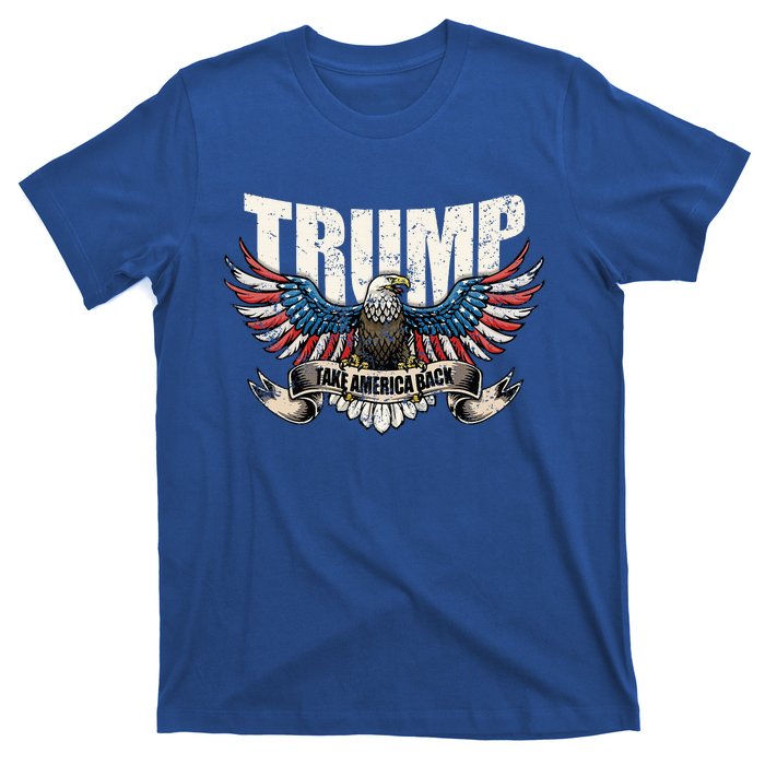 Trump 2024 Flag Take America Back Donald Trump  T-Shirt