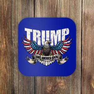 Trump 2024 Flag Take America Back Donald Trump  Coaster