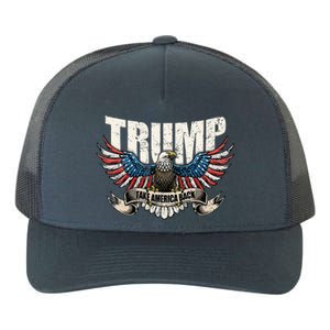 Trump 2024 Flag Take America Back Donald Trump  Yupoong Adult 5-Panel Trucker Hat