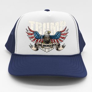 Trump 2024 Flag Take America Back Donald Trump  Trucker Hat