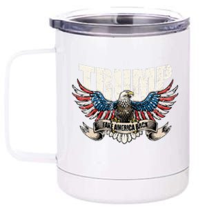 Trump 2024 Flag Take America Back Donald Trump  12 oz Stainless Steel Tumbler Cup