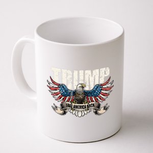 Trump 2024 Flag Take America Back Donald Trump  Coffee Mug