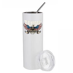 Trump 2024 Flag Take America Back Donald Trump  Stainless Steel Tumbler