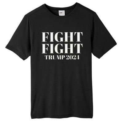 Trump 2024 Fight Fight Tall Fusion ChromaSoft Performance T-Shirt