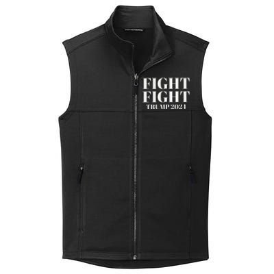 Trump 2024 Fight Fight Collective Smooth Fleece Vest