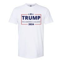 Trump 2024 Fix America Again Softstyle CVC T-Shirt