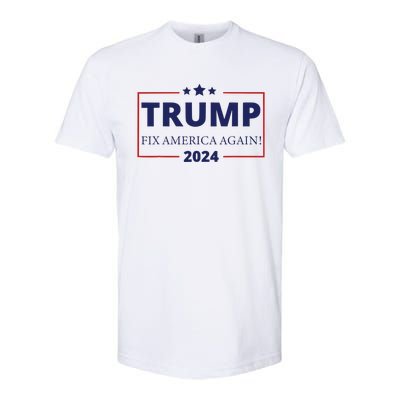 Trump 2024 Fix America Again Softstyle CVC T-Shirt