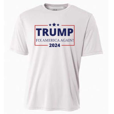 Trump 2024 Fix America Again Cooling Performance Crew T-Shirt