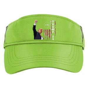 Trump 2024 Fight Shot Shooting Nothing Can Stop Trump Adult Drive Performance Visor