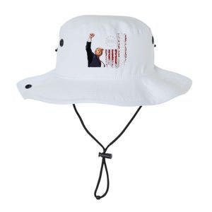 Trump 2024 Fight Shot Shooting Nothing Can Stop Trump Legacy Cool Fit Booney Bucket Hat