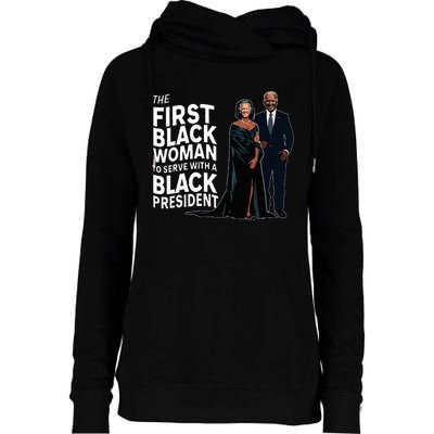 Trump 2024 Funny Biden Slip Quotes Humor Political Womens Funnel Neck Pullover Hood