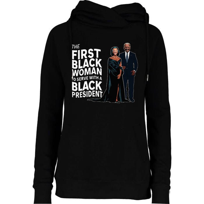 Trump 2024 Funny Biden Slip Quotes Humor Political Womens Funnel Neck Pullover Hood