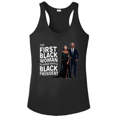 Trump 2024 Funny Biden Slip Quotes Humor Political Ladies PosiCharge Competitor Racerback Tank