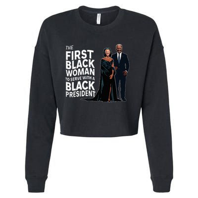 Trump 2024 Funny Biden Slip Quotes Humor Political Cropped Pullover Crew