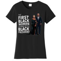 Trump 2024 Funny Biden Slip Quotes Humor Political Women's T-Shirt