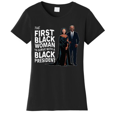 Trump 2024 Funny Biden Slip Quotes Humor Political Women's T-Shirt