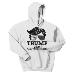 Trump 2024 Fuck Your Feelings Kids Hoodie