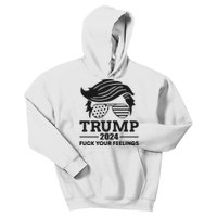 Trump 2024 Fuck Your Feelings Kids Hoodie