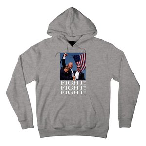 Trump 2024 Fight Fight Fight Fighting For Usa Hoodie