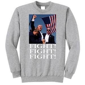 Trump 2024 Fight Fight Fight Fighting For Usa Sweatshirt