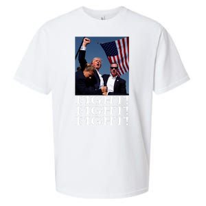 Trump 2024 Fight Fight Fight Fighting For Usa Sueded Cloud Jersey T-Shirt