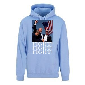 Trump 2024 Fight Fight Fight Fighting For Usa Unisex Surf Hoodie