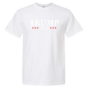 Trump 2024 Fight To Take America Back Election The Return Gift Garment-Dyed Heavyweight T-Shirt