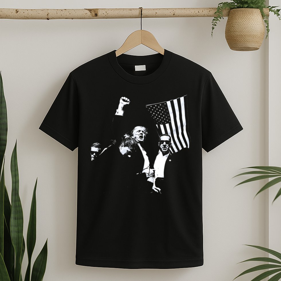 Trump 2024 Fear Not American Hero Fight Fight Fight Maga T-Shirt