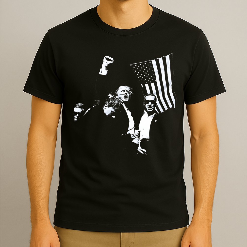Trump 2024 Fear Not American Hero Fight Fight Fight Maga T-Shirt