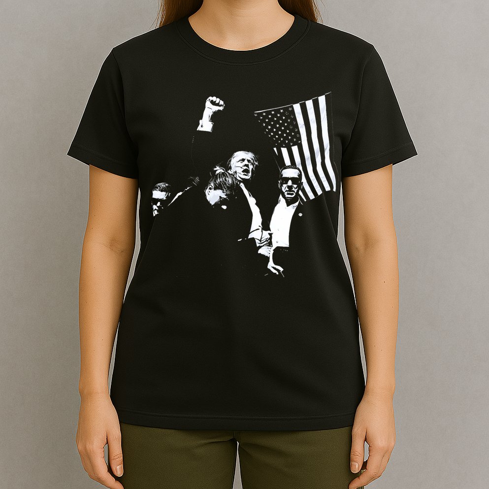 Trump 2024 Fear Not American Hero Fight Fight Fight Maga T-Shirt