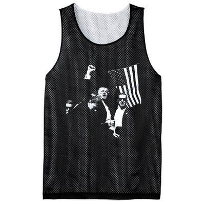 Trump 2024 Fear Not American Hero Fight Fight Fight Maga Mesh Reversible Basketball Jersey Tank