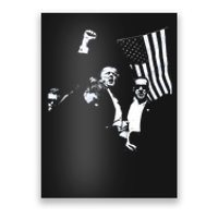 Trump 2024 Fear Not American Hero Fight Fight Fight Maga Poster