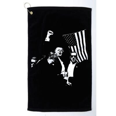 Trump 2024 Fear Not American Hero Fight Fight Fight Maga Golf Towel