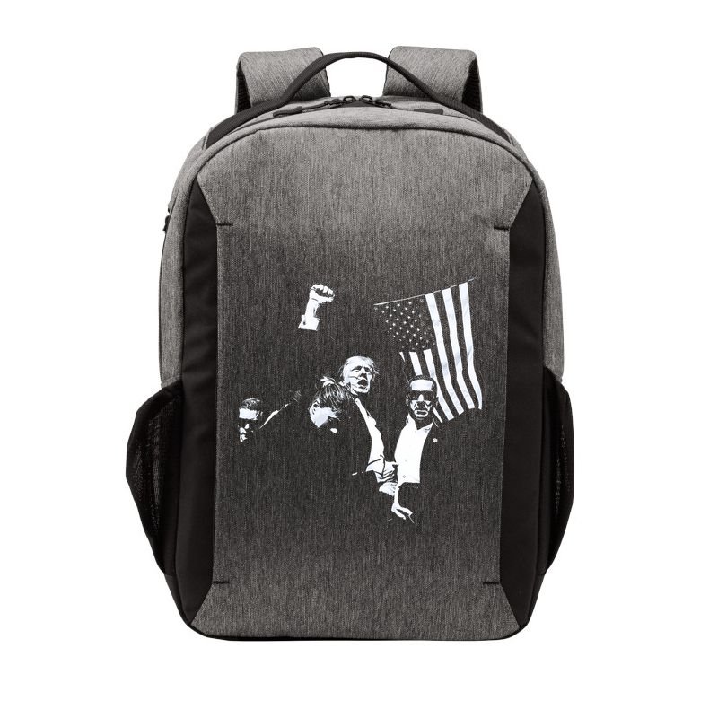 Trump 2024 Fear Not American Hero Fight Fight Fight Maga Vector Backpack