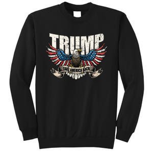 Trump 2024 Flag Take America Back Sweatshirt